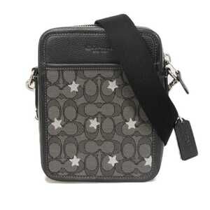 Coach Sullivan Crossbody Shoulder Bag with Star Embroidery, Signature Jacquar...